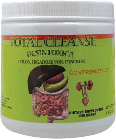 Yerbas Finas.... - Total Cleanse Polvo: Limpeza Completa para uma Pele Saudável | 100g