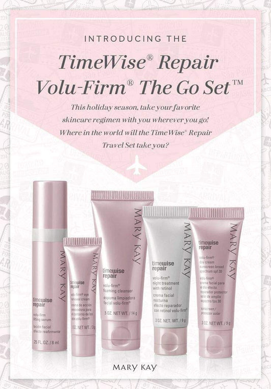 Mary Kay TimeWise Repair Volu-Firm Kit de Viagem Pronto para Levar – Cuidados com a Pele – 50g