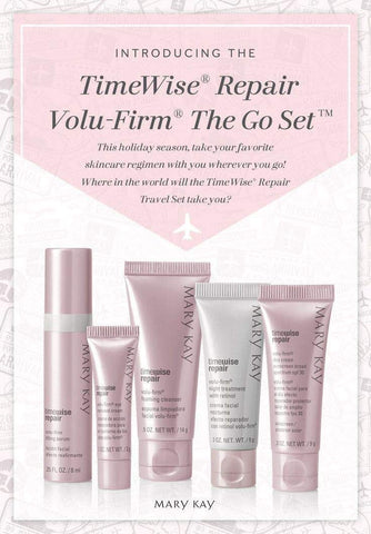Mary Kay TimeWise Repair Volu-Firm Kit de Viagem Pronto para Levar – Cuidados com a Pele – 50g
