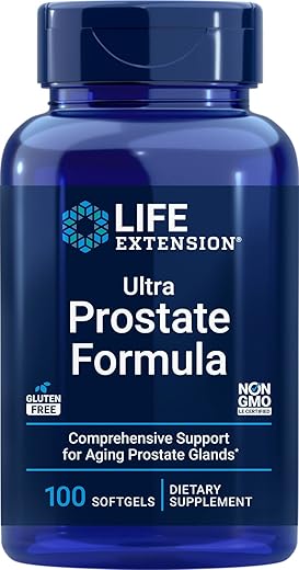 Ultra Prostate Formula – Suplemento Natural para Homens, 100 Softgels. - Life Extension