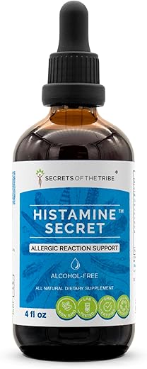 Secrets of the Tribe - Segredos da Tribo – Suporte para Reações Alérgicas, Extrato Líquido Sem Álcool, 118 ml