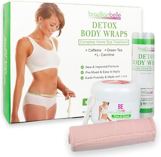 Brazilian Belle - Bikini Body – Envoltórios Corporais Firmadores para Barriga, Pele Firme e Combate à Celulite. Resultados Rápidos