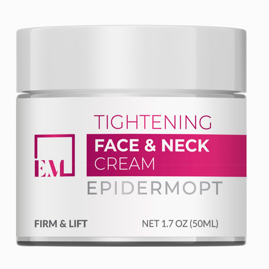 EpidermOpt - Creme Firmador para Pescoço: Tonifica, Firmeza, Melhora a Aparência – 50ml Hidratante para Efeito Lifting Instantâneo