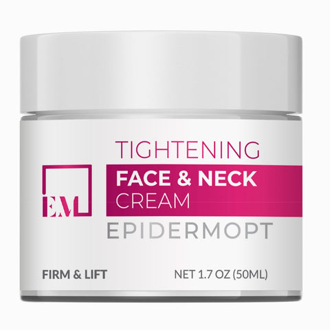 EpidermOpt - Creme Firmador para Pescoço: Tonifica, Firmeza, Melhora a Aparência – 50ml Hidratante para Efeito Lifting Instantâneo