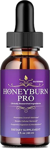 IDEAL PERFORMANCE - HoneyBurn Pro – Gotas Líquidas Keto All Natural Formula – Máxima Potência – Saúde, Fitness, Vitaminas e Bem-Estar Geral