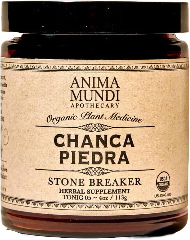 Anima Mundi Apothecary - Anima Mundi Chanca Piedra em Pó – Suplementos Anima Mundi – Quebra Pedra em Pó para Chá – Extrato de Quebra Pedra Selvagem – Fígado, Vesícula Biliar – 100g
