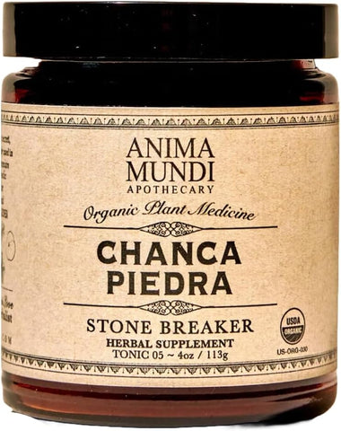 Anima Mundi Apothecary - Anima Mundi Chanca Piedra em Pó – Suplementos Anima Mundi – Quebra Pedra em Pó para Chá – Extrato de Quebra Pedra Selvagem – Fígado, Vesícula Biliar – 100g