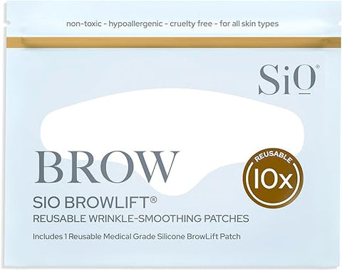 Beauty BrowLift – Adesivo Anti-Rugas para Testa – Suavização de Linhas de Expressão – Silicone de Grau Médico para Redução de Rugas Durante a Noite - SiO