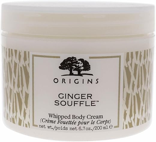 Ginger Souffle e Creme Corporal Batido, 6.7 Onças (200 ml) – Cuidados com o Corpo - Origins