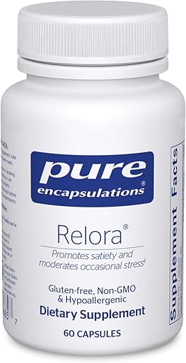 Relora | Suplemento Hipoalergênico Promove Produção Saudável de Cortisol e DHEA e Modera Estresse Ocasional | 60 Cápsulas - Pure Encapsulations