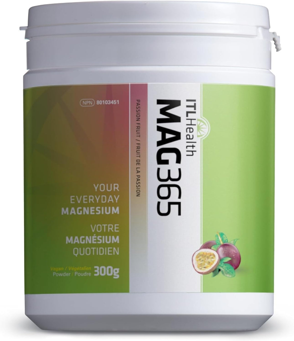 MAG365 Magnesium - Your Everyday Magnesium - Mag365 | ITL Health | Citrato de Magnésio Iônico | Metabolismo Saudável, Formação de Tecidos | 100g