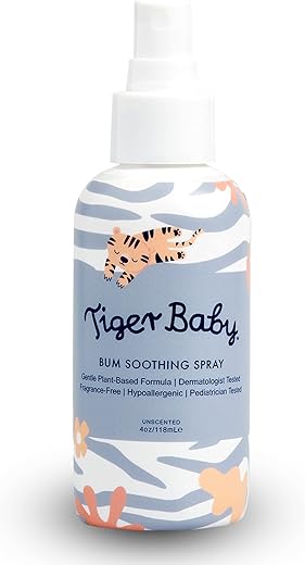 Spray Calmante para Fraldas Tiger Baby, Natural à Base de Plantas – 100ml