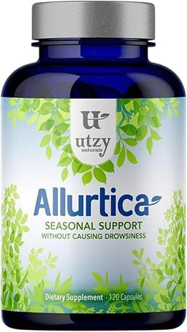 Utzy Naturals - Allurtica | Suplemento Herbal com Quercetina e Urtiga | Suporte sazonal para adultos | Marca Allurtica