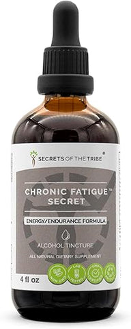 Secrets of the Tribe - Segredos da Tribo – Fadiga Crônica Secreta, Extrato Líquido Alcoólico de Ervas, Fórmula Energética/Endurance (118 ml)