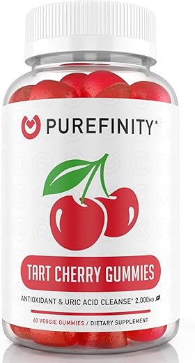 PUREFINITY - Gomas de Cereja Tart – Eliminação de Ácido Úrico – 60 g