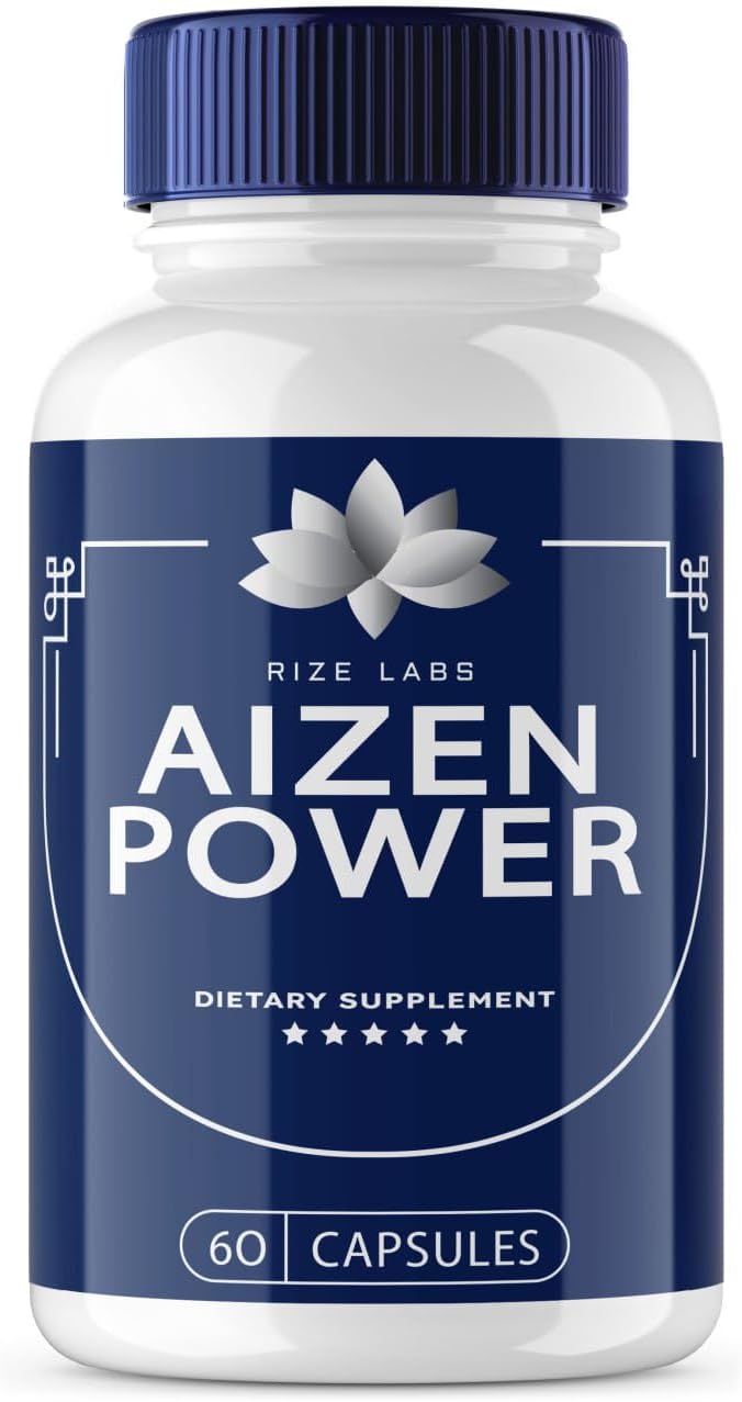 rize labs - Aizen Power for Men: AizenPower Plus Growth, Energia e Desempenho Masculino, AizenPower 24 Vitaminas (60 Cápsulas)