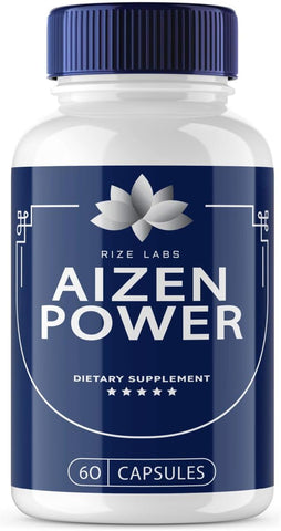 rize labs - Aizen Power for Men: AizenPower Plus Growth, Energia e Desempenho Masculino, AizenPower 24 Vitaminas (60 Cápsulas)