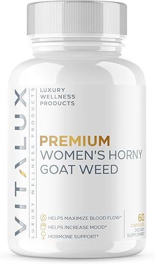 EPN Supplements - VITALUX || Fórmula Ultra Potente com 8 Ingredientes Poderosos || Saúde Feminina, Humor, Fluxo Sanguíneo Otimizado | Testado por Terceiros nos EUA