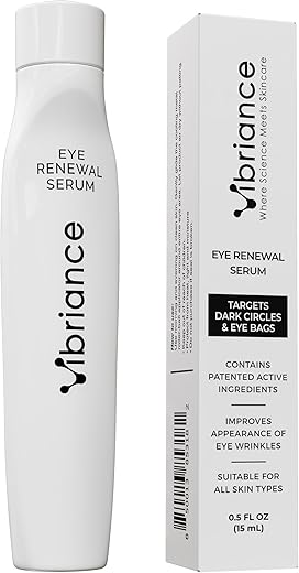 Eye Renewal Serum – Tratamento para Olheiras e Inchaço | Serum Cafeína para Rugas e Redução de Bolsas Oculares | Marca Vibriance - Vibriance