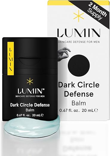 Creme para os Olhos Anti-Idade Coreano para Tratamento de Olheiras e Linhas Finas – Defesa contra Círculos Escuros Masculinos - Lumin