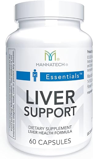 Liver Support – Cápsulas 60 unidades. Desintoxicação e Limpeza do Fígado para uma Função Hepática mais Saudável. Contém Inositol, Raiz de Dente-de-Leão, Raiz de Alcaçuz, Cardo Mariano, Cúrcuma - Mannatech