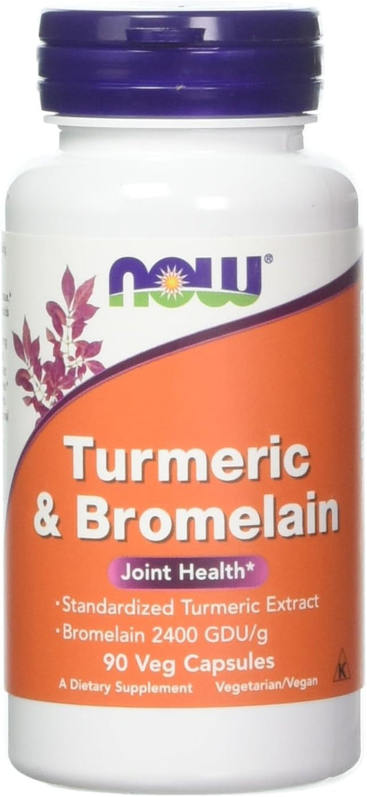 Cúrcuma 100% Natural – 60 Cápsulas Vegetarianas | Anti-inflamatório e Antioxidante Potente | Saúde e Bem-Estar - NOW Foods