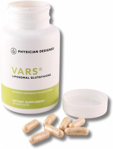 PD VARS - VARS Liposomal Glutationa – Cápsulas Antioxidantes Líquidas – Suplemento Alimentar para Energia, Imunidade e Anti-Envelhecimento
