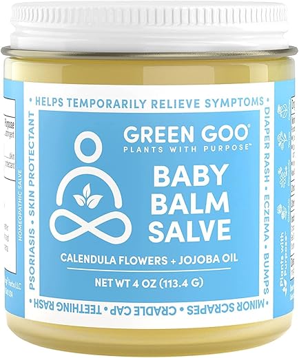 Bálsamo Orgânico para Bebês, Hidratação Suave e Natural – 50g - Green Goo