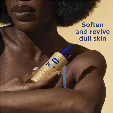 Conjunto de Cuidados com a Pele Vaseline Radiant X – Loção Corporal Nutritiva para Tom Uniforme com 1%% de Niacinamida – 100g