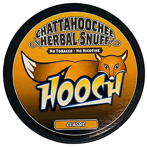 6 Latas 34g – Clássico – Corte Grosso – Sem Tabaco, Sem Nicotina - Chattahoochee Hooch Herbal Snuff