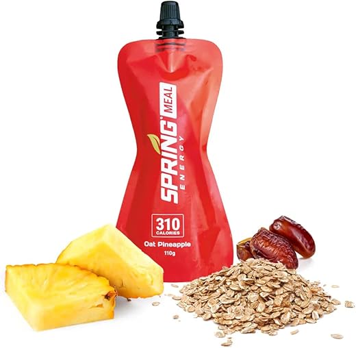 Wolf Pack – Refeição de Resistência Aveia Abacaxi 310 Kcal – 6 Pacotes - Spring Energy