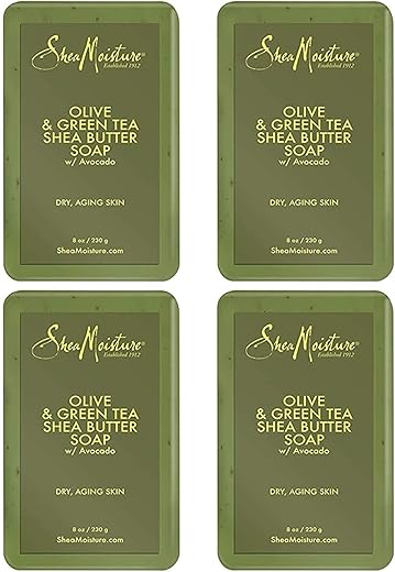 Sabonete em Barra de Manteiga de Karité SheaMoisture, Oliva – 100g