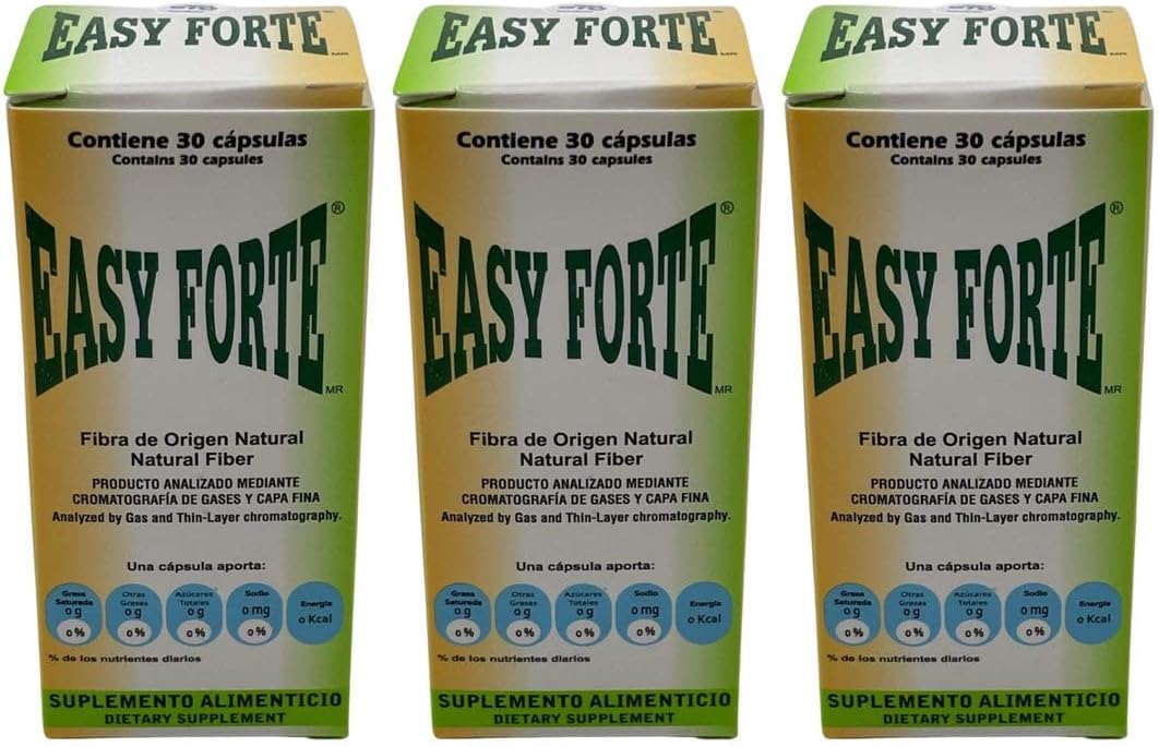 Easy Figure Easy Forte - Original do México: Bajar de Peso – 3 caixas | Emagreça com eficácia | 100% natural | Marca em destaque