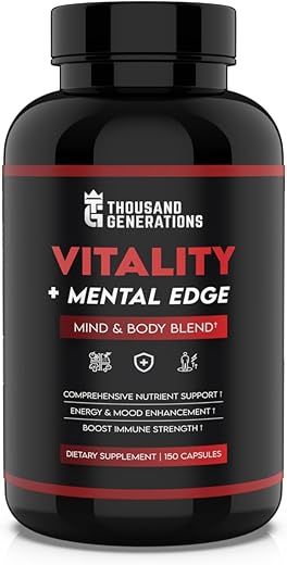 Thousand Generations - Nootropic Brain Booster – Fígado de Boi Criado a Pasto | Potencialize sua Mente | 100g