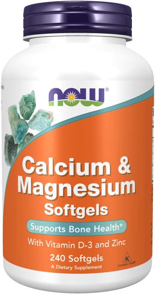 Cálcio – Fortaleça seus ossos com a marca líder em nutrição - NOW Foods