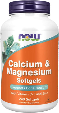 Cálcio – Fortaleça seus ossos com a marca líder em nutrição - NOW Foods