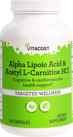 Vitacost Brand - Vitacost Ácido Alfa Lipóico – Antioxidante Poderoso – 60 Cápsulas