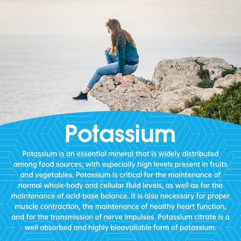 oppuland - Potássio Citrato 99mg | Suplemento de Potássio | Suporte Nervoso | Marca: Support Nerve