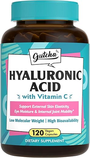 Ácido Hialurônico, Ultra Forte com Vitamina C, Baixo Peso Molecular, Alta Estabilidade – 30ml - Gutcha