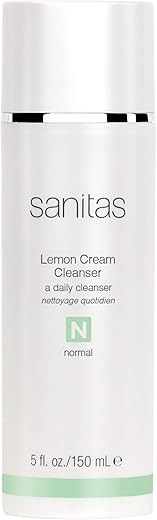 Skincare – Creme de Limpeza de Limão, Limpeza Enriquecedora, Vitamina C, Vitamina E, Óleo de Jojoba, 150g - Sanitas