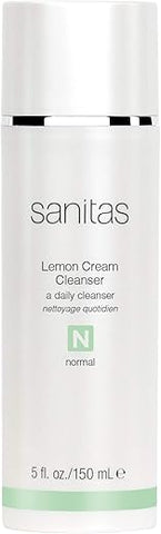 Skincare – Creme de Limpeza de Limão, Limpeza Enriquecedora, Vitamina C, Vitamina E, Óleo de Jojoba, 150g - Sanitas