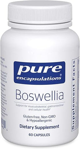 Suplemento Boswellia Pure Encapsulations – Saúde das Articulações, Trato Gastrointestinal | 60 cápsulas
