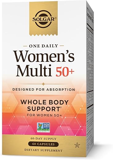 SOLGAR - Solgar One Daily Mulheres 50+ – Suporte Completo para o Corpo – Absorção Avançada – Coração e Ossos – 50g