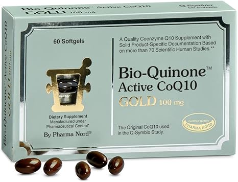 Pharma Nord - Bio-Quinone Coenzima Q10 100mg | Alta Absorção | Antioxidante Essencial para Energia, Saúde Cardíaca e Suporte à Fertilidade | Original do Inventor dos Suplementos Q10
