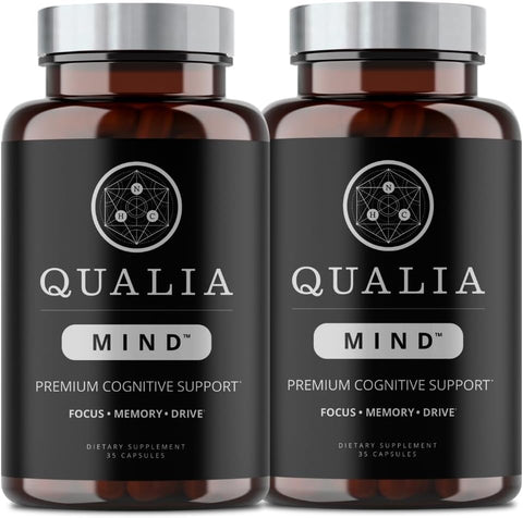 Qualia Mind Nootrópicos – Suplemento Cerebral de Alta Performance para Memória, Foco e Energia Mental - NEUROHACKER COLLECTIVE