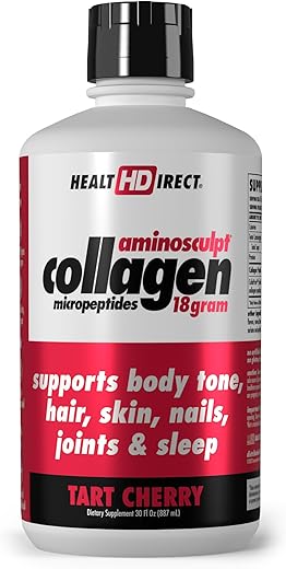 HEALTH DIRECT - AminoSculpt Sugar-Free Collagen – Proteína Médica de Alta Potência para Cabelo, Pele e Unhas – Saúde Direta