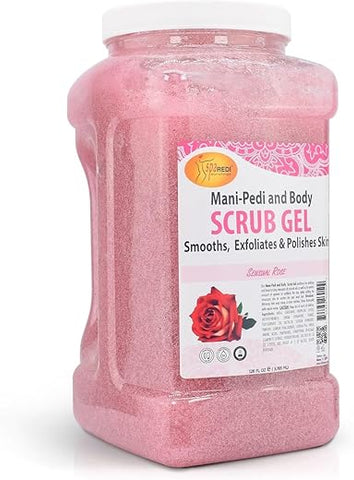 Gel Esfoliante de Pedra-pomes Sensual Rose, Esfoliante e Hidratante – 200g - SPA REDI