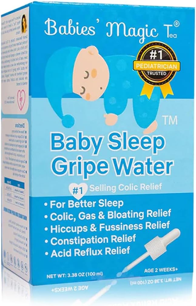 BABIES' MAGIC TEA - Babies Magic T Água de Gripe para Alívio de Cólicas e Gases do Bebê – Suave – 120ml