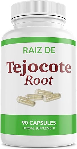 Raiz DE - Tejocote Root Premium – Suplemento Herbal Natural e Saudável – 90 Cápsulas de Raiz de Tejocote