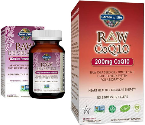 Resveratrol para o Coração – Suplemento de Resveratrol para a Saúde Cardíaca - Garden of Life